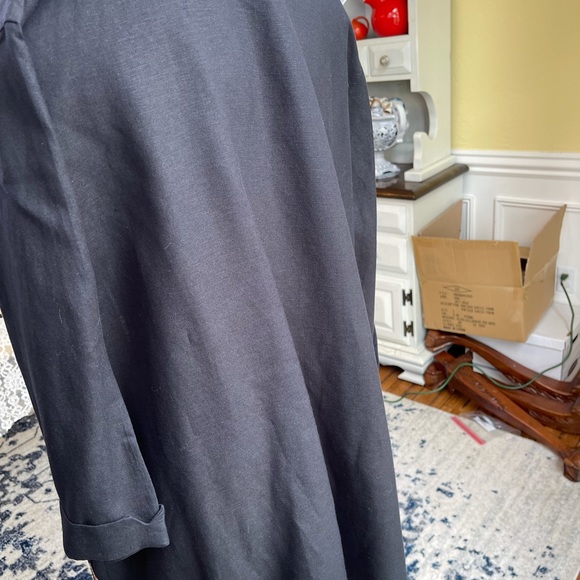 Larry Levine Black Button Down Blouse - Picture 4 of 8